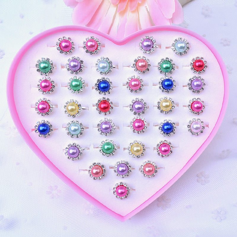 36 stuks schattige ringen voor meisjes