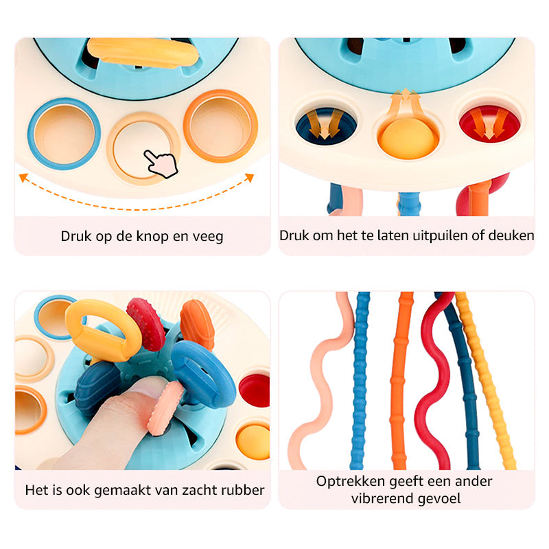 UFO siliconen trek speelgoed