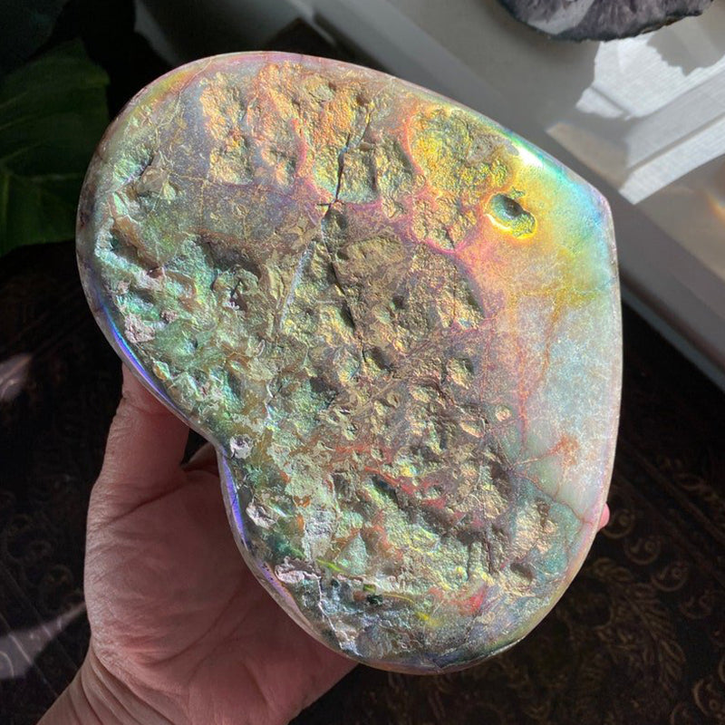 Angel Aura hartvormig kristal