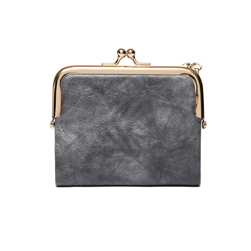 Mini Mode Dames Vierkante Korte Portemonnee