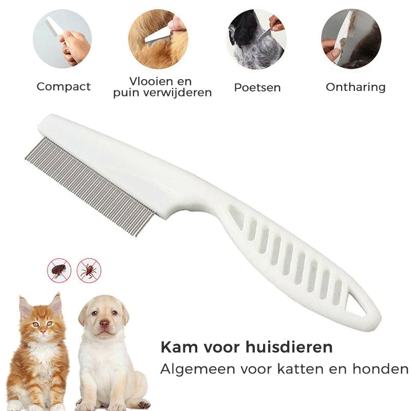 Ontwarrende kam voor huisdieren