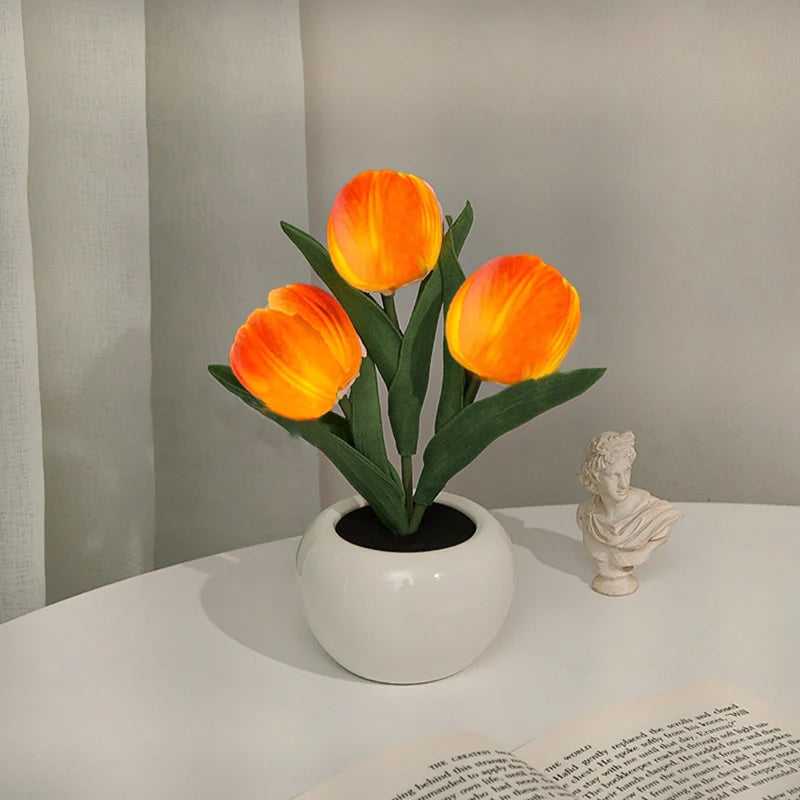 BloomGlow – Lichtgevende Tulpenlamp | 50% KORTING