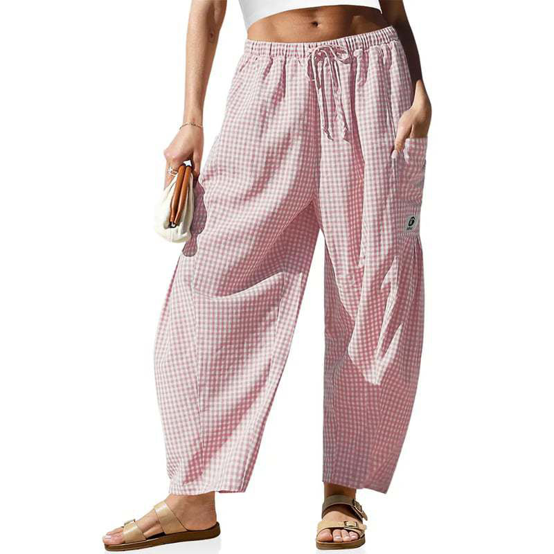Lena — Lichtgewicht Zomerse Broek met Wijd Beenontwerp