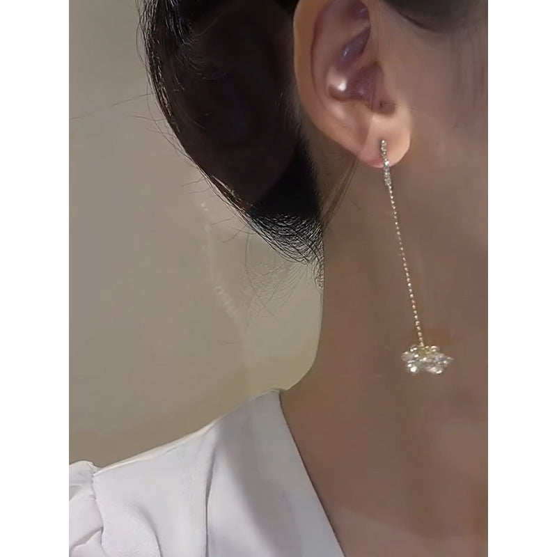 Stijlvolle Ketting Bloem Oorbellen