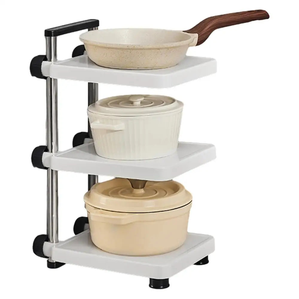 SpaceMax™ – Verstelbaar Keukenrek voor Maximale Opbergruimte | 50% KORTING