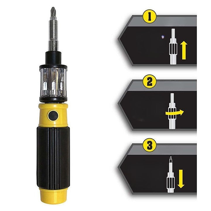 6-in-1 multifunctionele roterende schroevendraaier