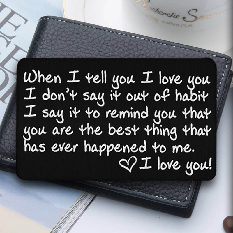 LoveCard - Een blijvende herinnering in een stijlvolle aluminium kaart | 50% KORTING