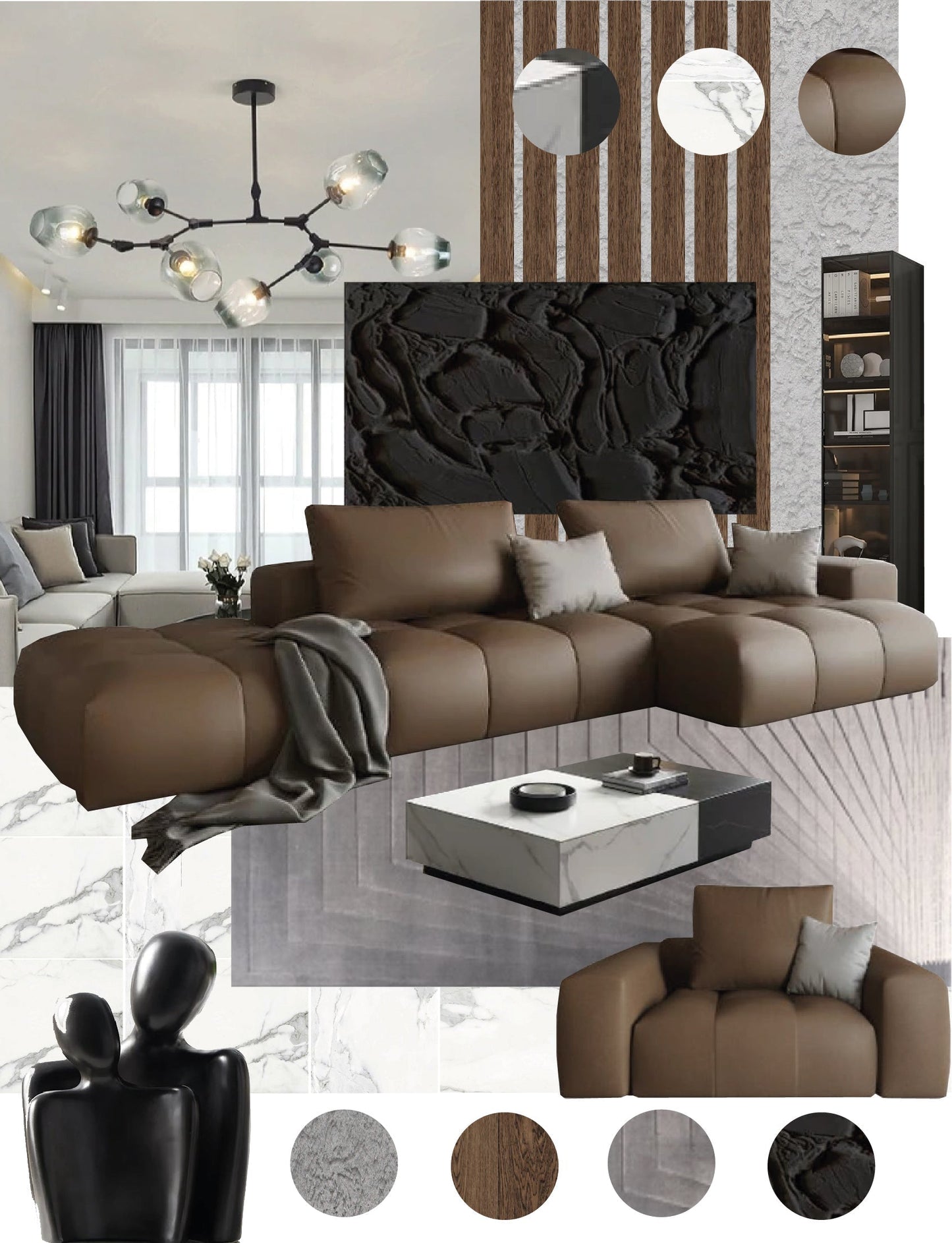 FusionHug - Abstract keramisch beeld - Tijdloze elegantie en liefde | 50% KORTING