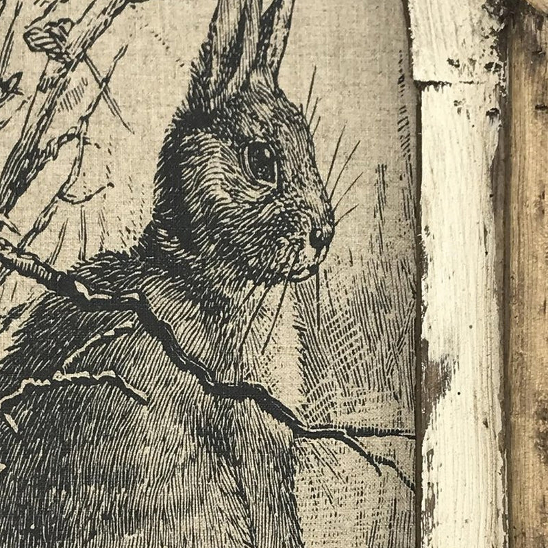 RustiekHuis - Rustiek boerderijdecor met konijnen aan de muur | 50% KORTING