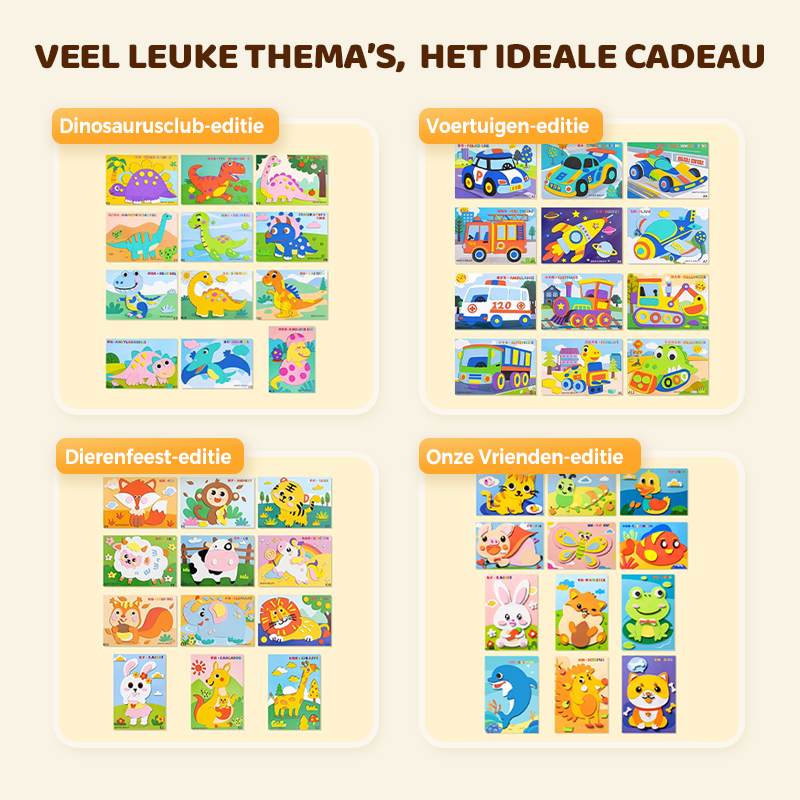 CraftyKids – DIY 3D EVA knutselstickers