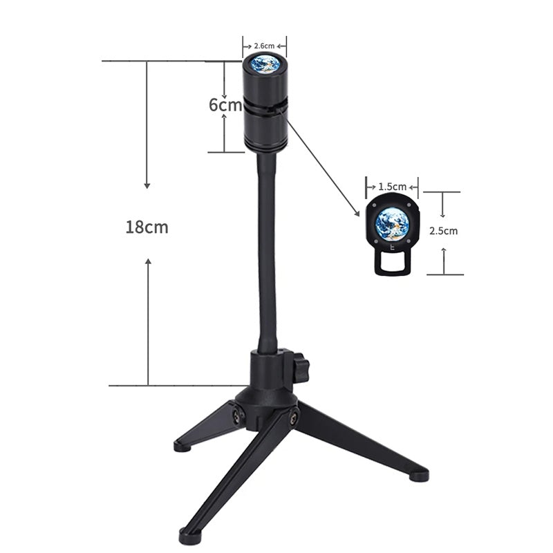 Maan Aarde Projectie LED Lamp