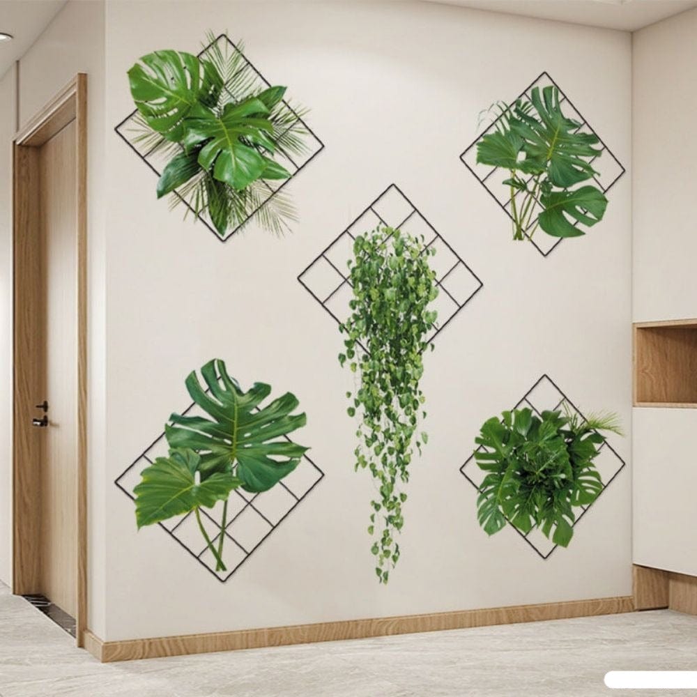 3D Groene Planten Muurstickers