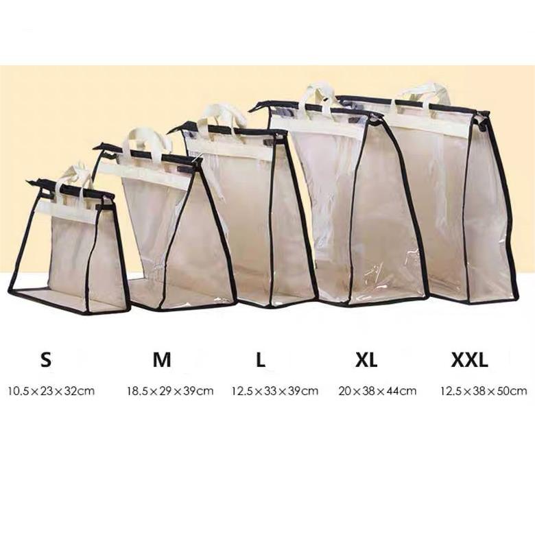 Transparante vocht bestendige stofzak