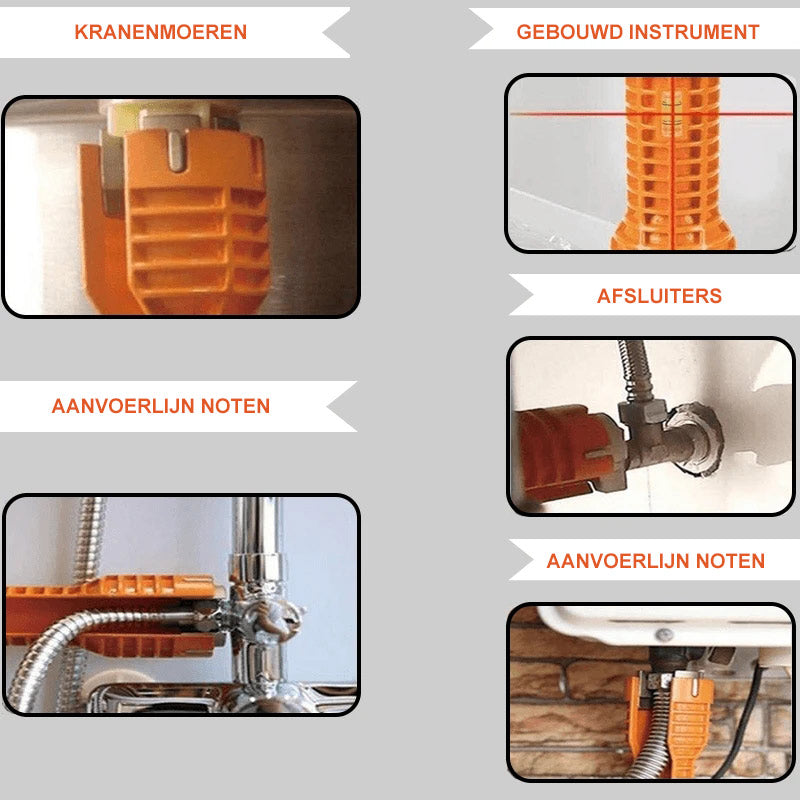 Installatiemodel kraan en spoelbak Install