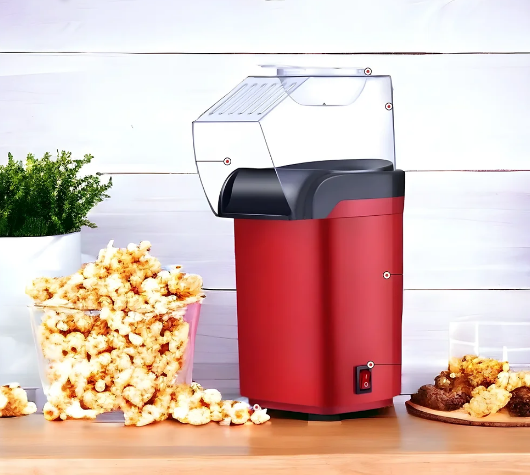 PopPerfect - Mini-popcornmachine - Gezonde Popcorn in Slechts 2 Minuten | 50% KORTING