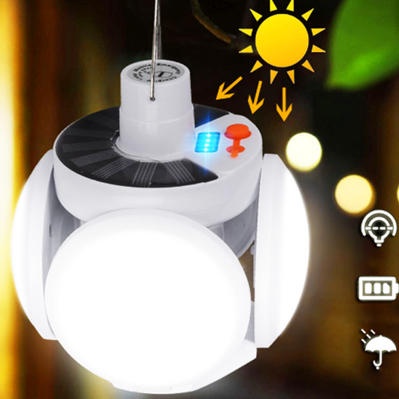 LED opvouwbaar voetballicht op zonne-energie