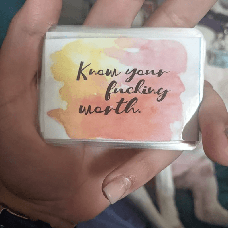 Grappige Motivatiekaart Cadeau (set van 20 stuks)