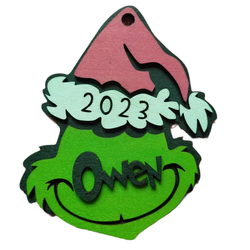 Gepersonaliseerde Grinchmas ornament, kerstversieringen