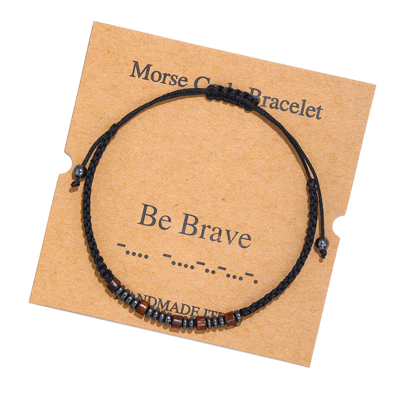Mira - Morse code paar armband | 1+1 GRATIS