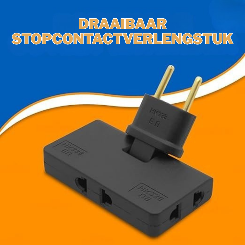 FlexiPlug 180° – Slim aansluiten & maximale ruimtebesparing | 1+2 GRATIS