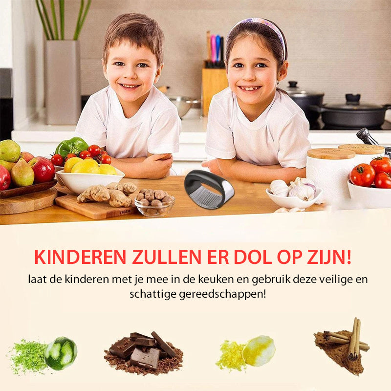 GarlicMaster - Pers knoflook snel en hygiënisch | 1+1 GRATIS