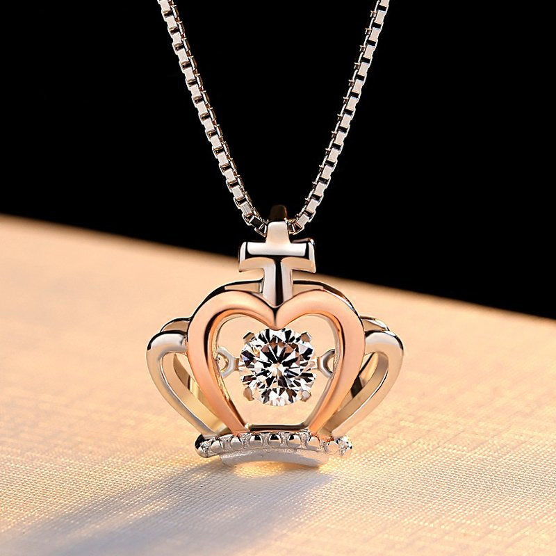 Zirkoon kroon ketting