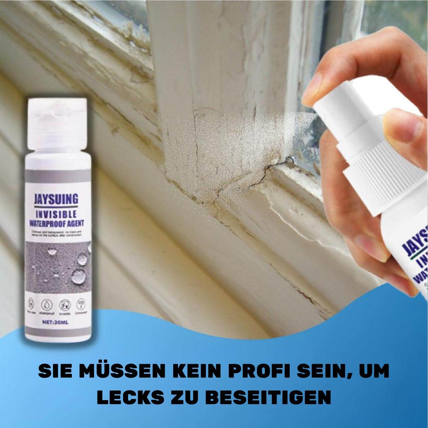 SealGuard™ 100ml – Waterdichte Spray Tegen Lekken en Scheuren | 1+1 GRATIS