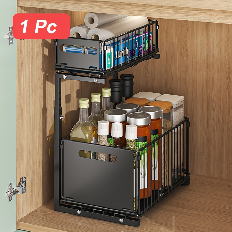 GlideNest — Uitschuifbare Kast Organizer | 50% KORTING