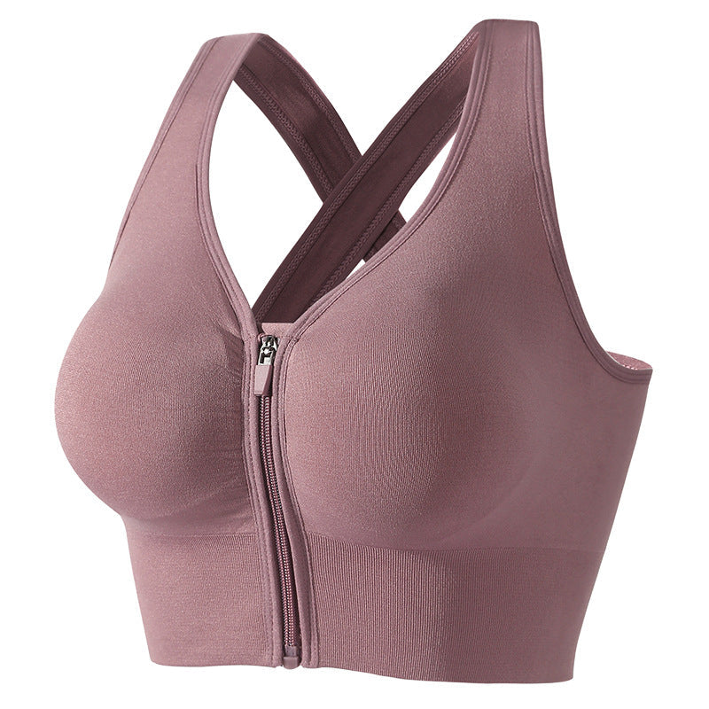 Sport beha vest met rits