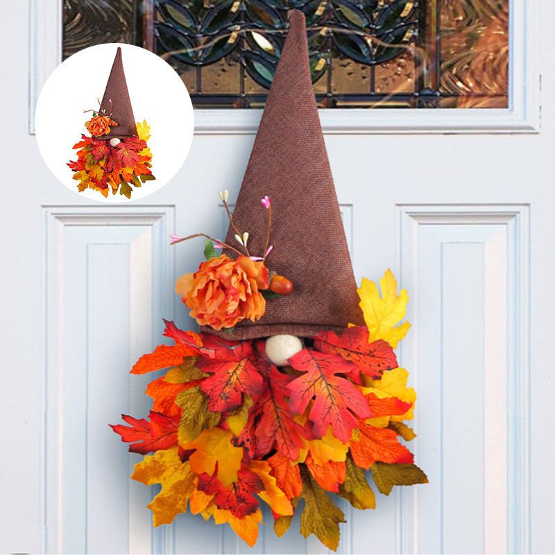 Esdoornblad hoed deur hangende hoed foto rekwisieten muur hoed