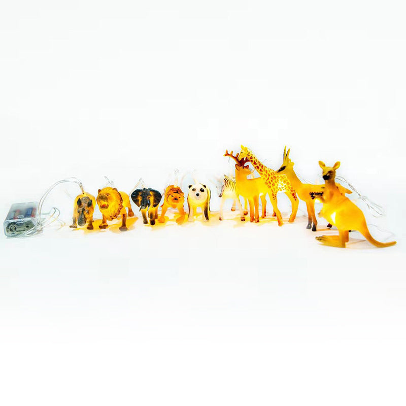 LED Emaille Dinosaurus Kinderkamer Decoratieve Lichtsnaar