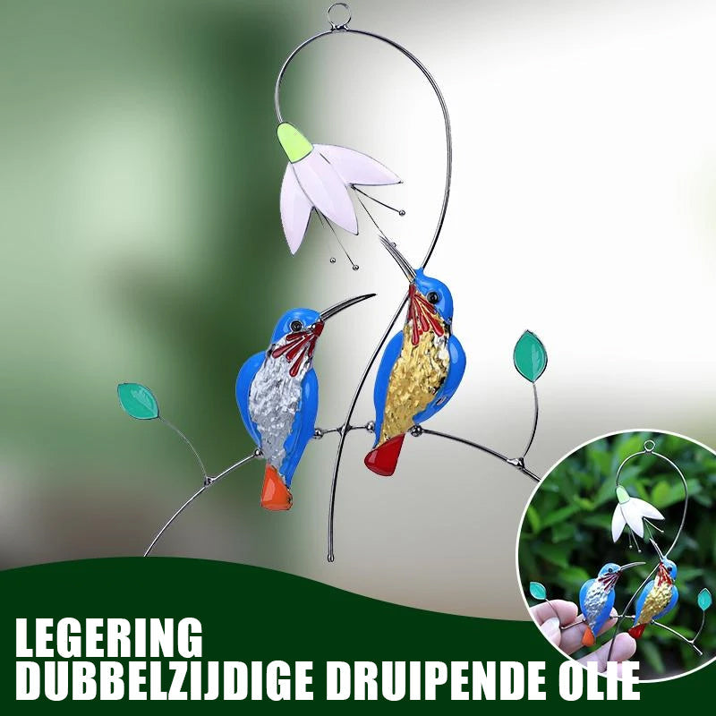 Blauwe Kolibrie Hangende Decoratie