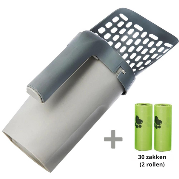 PetClean – Geurvrij Kattenbakschep-Set | 50% KORTING