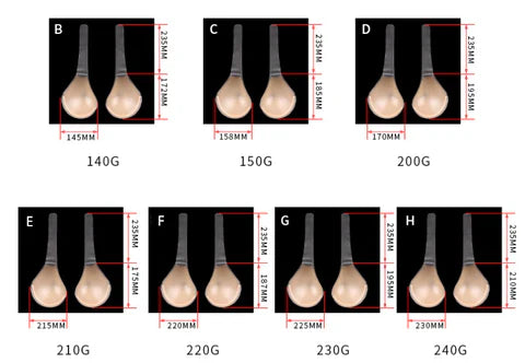 LiftEase - Zelfklevende siliconen bh (1 paar)