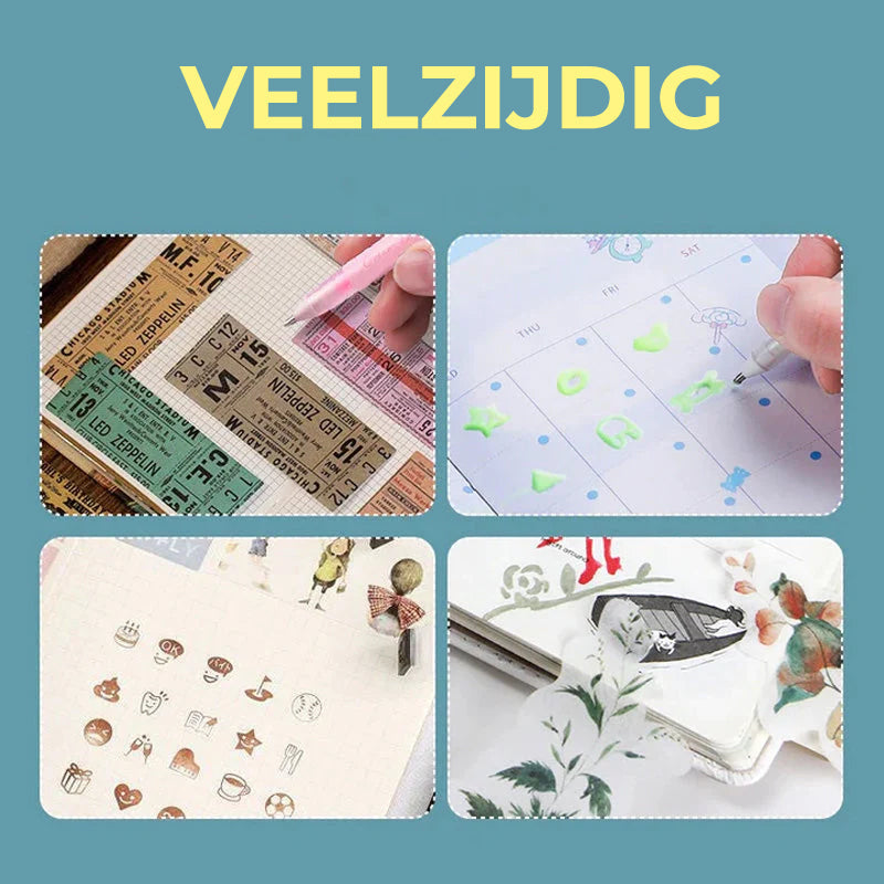 Plakboek sneldrogende lijmpen