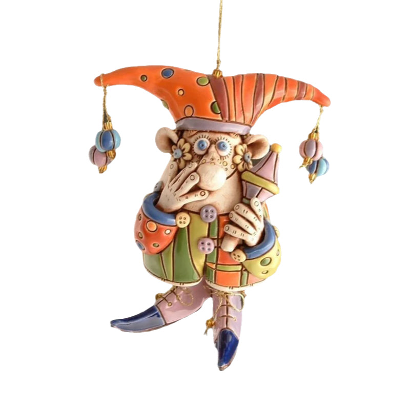 Kleurrijke Jester Bell-ornamenten