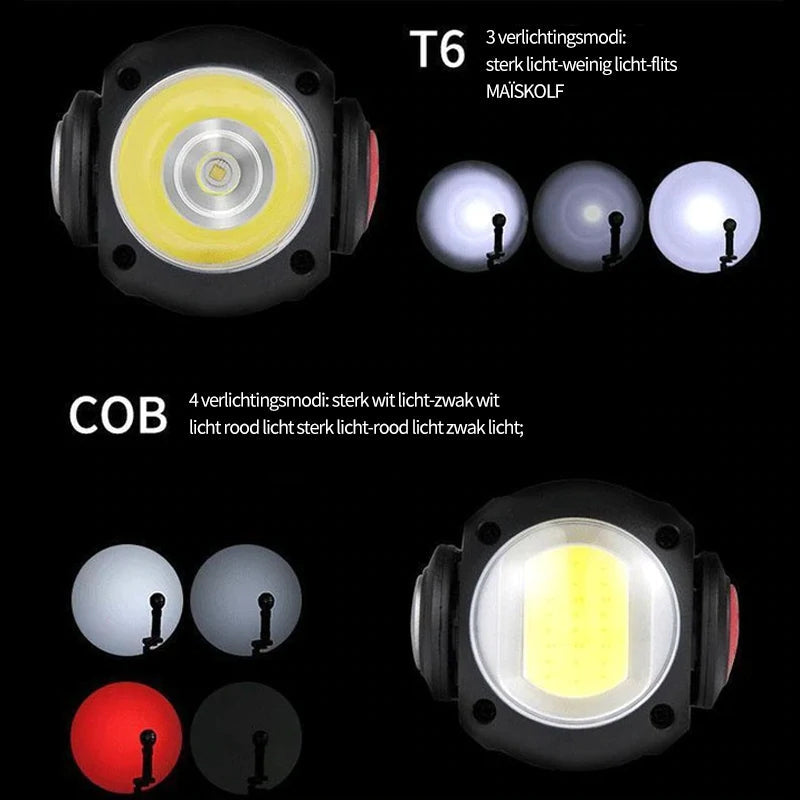 USB roterende LED-werklamp