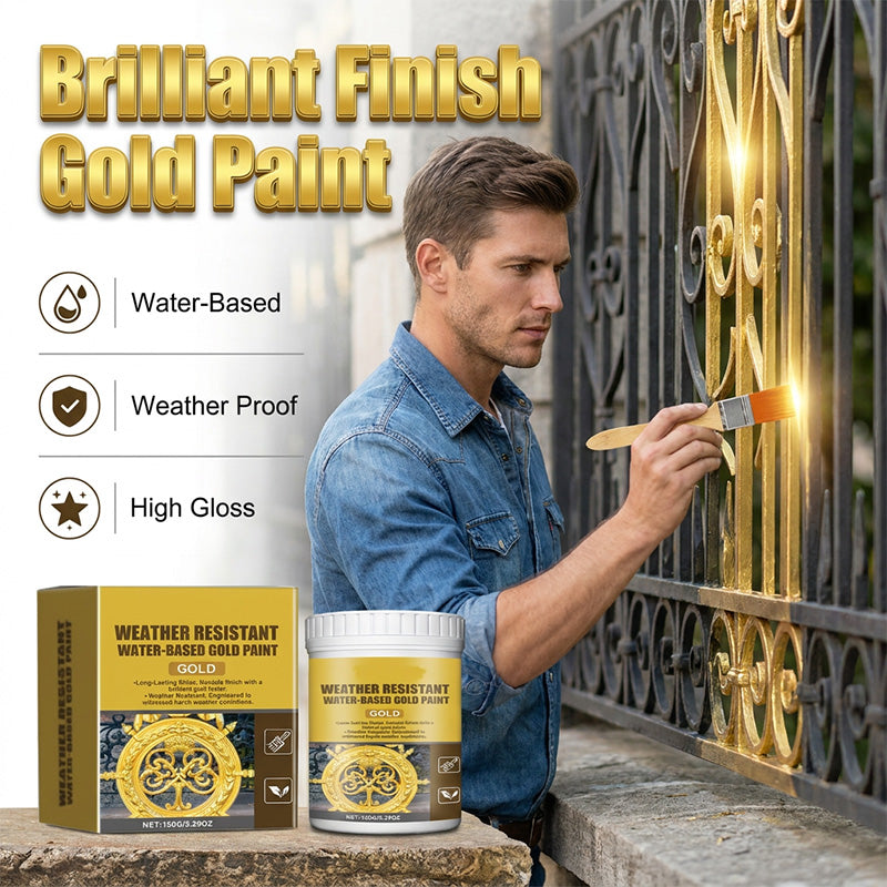 GoldMist Gloss — Weerbestendige Gouden Verf | 1+1 GRATIS