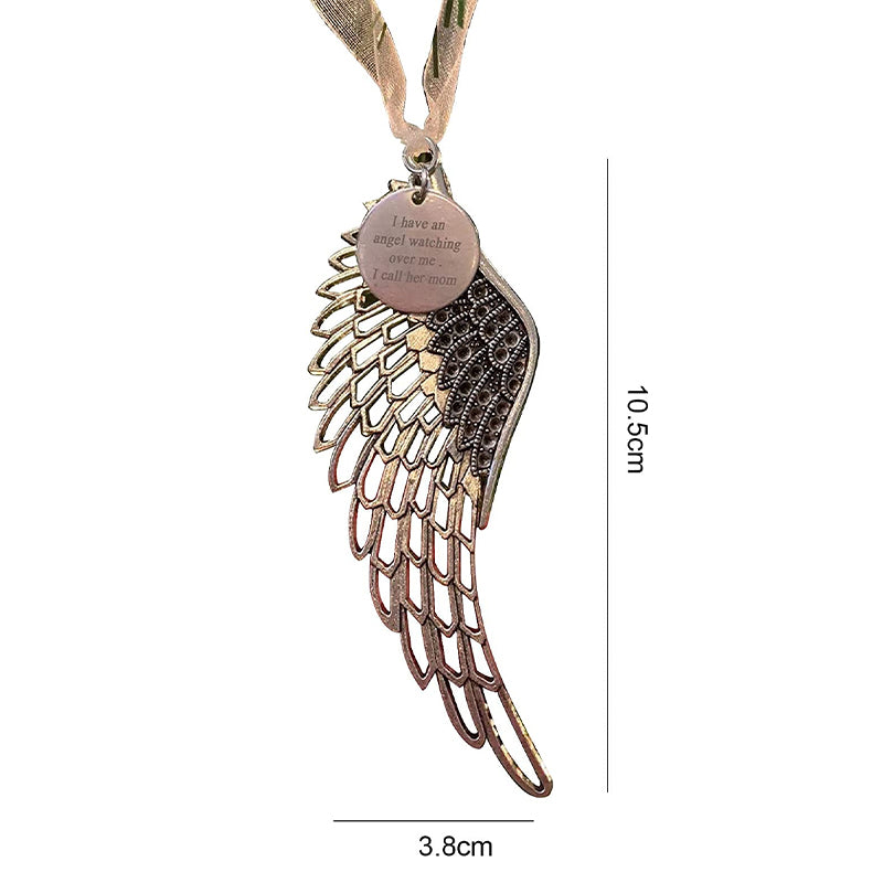 Kerst Familie Vleugels Hanger