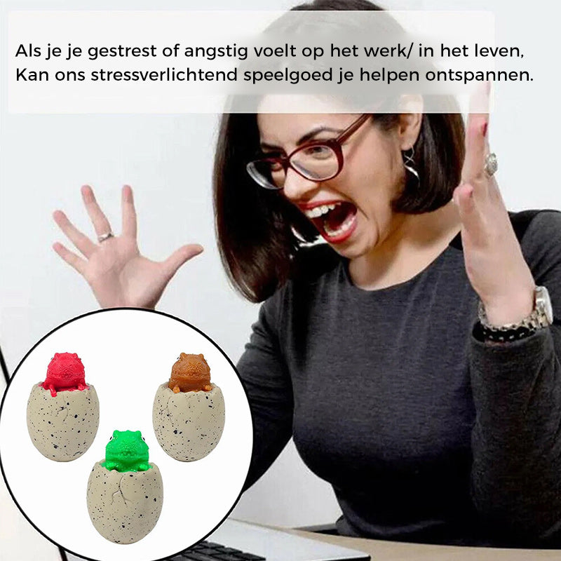 Knijpspeelgoed voor dinosauruseieren
