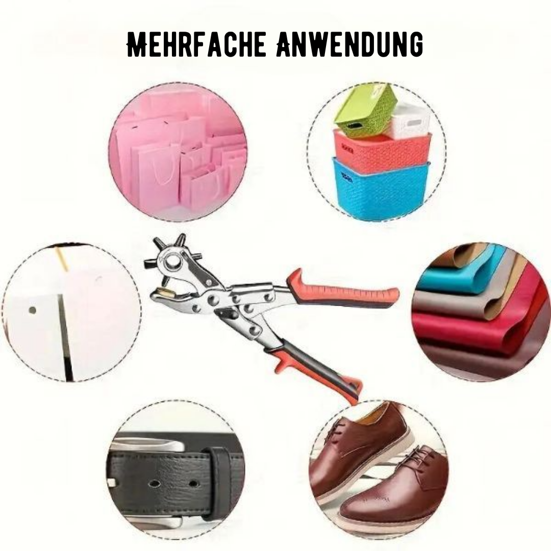 Precisie perforator voor leer