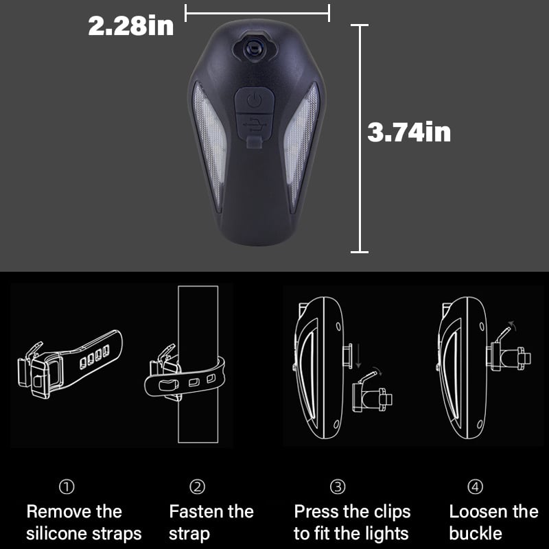 GlowRide™ – LED-achterlicht voor fietsen | 50% korting