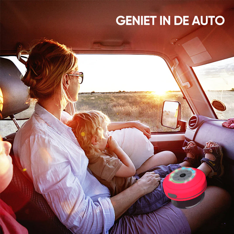 Waterdichte draadloze luidspreker met LED-verlichting