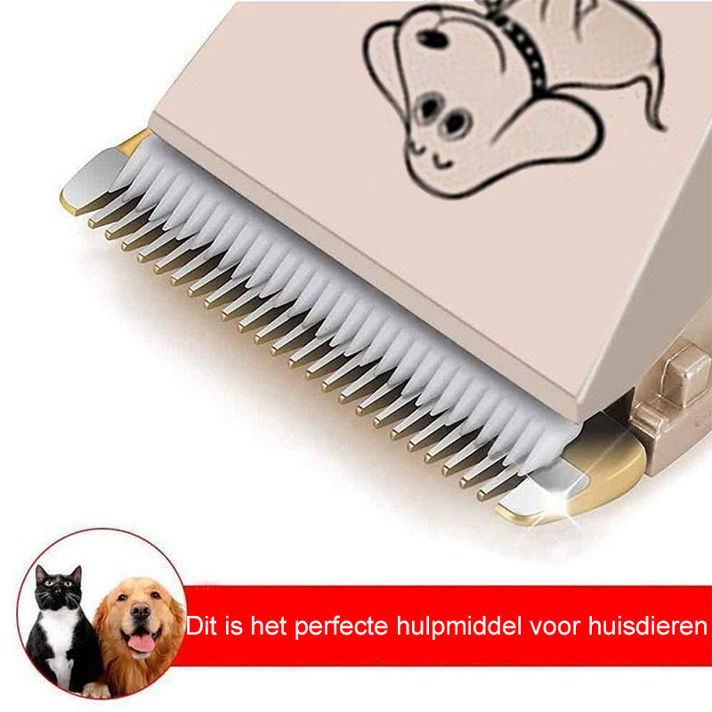 Professionele oplaadbare dierenhaartrimmer