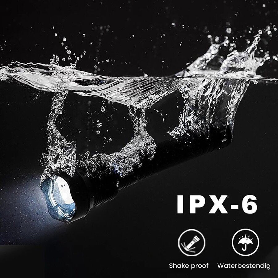 Krachtig LED-zaklamp