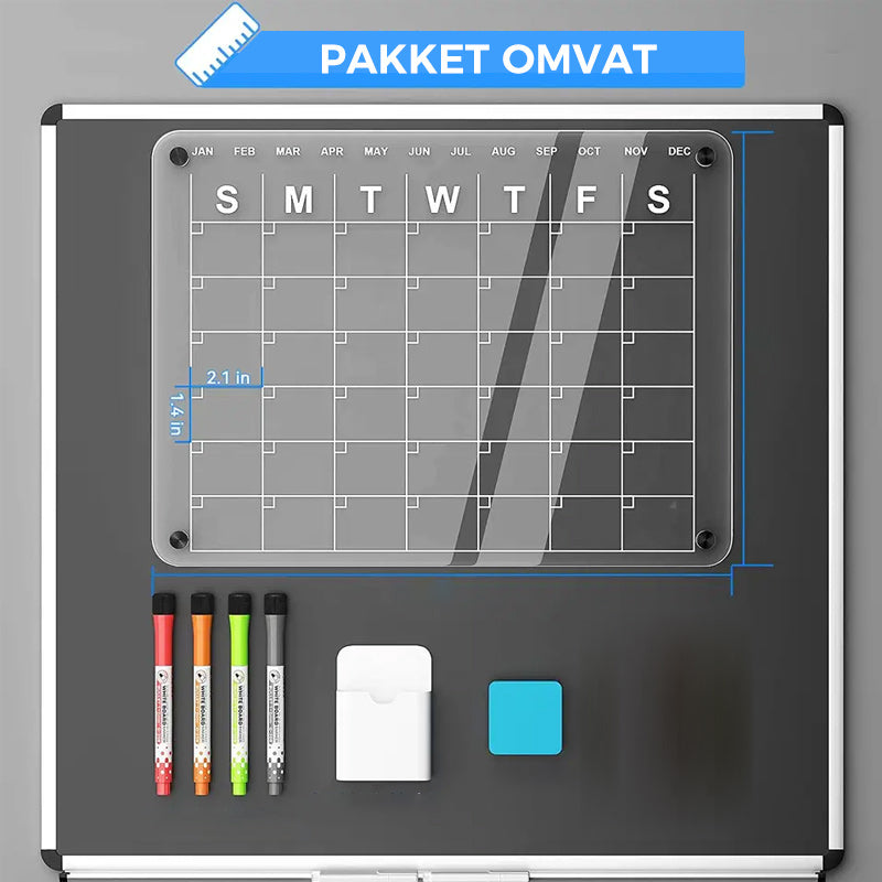 Magnetische koelkastkalender