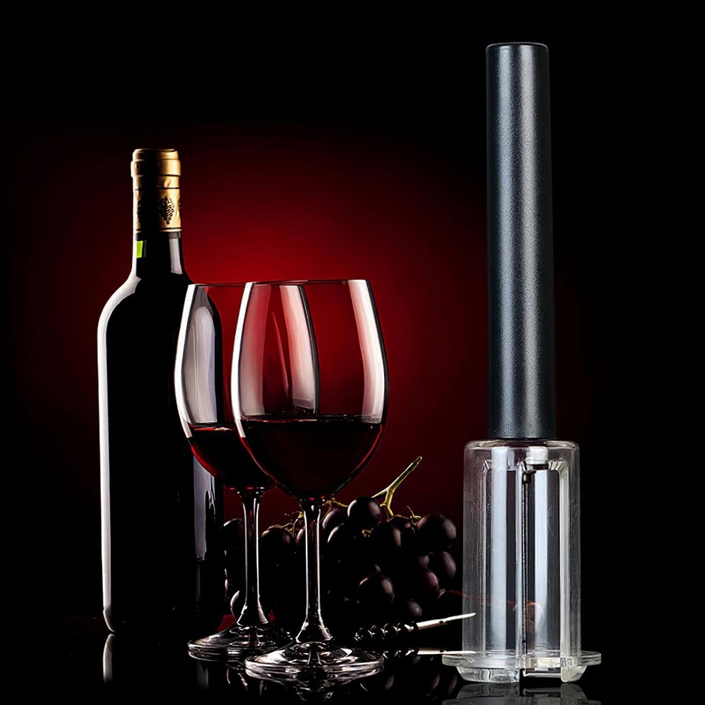 Wijnopeningsset, luchtdruk wijnflesopener