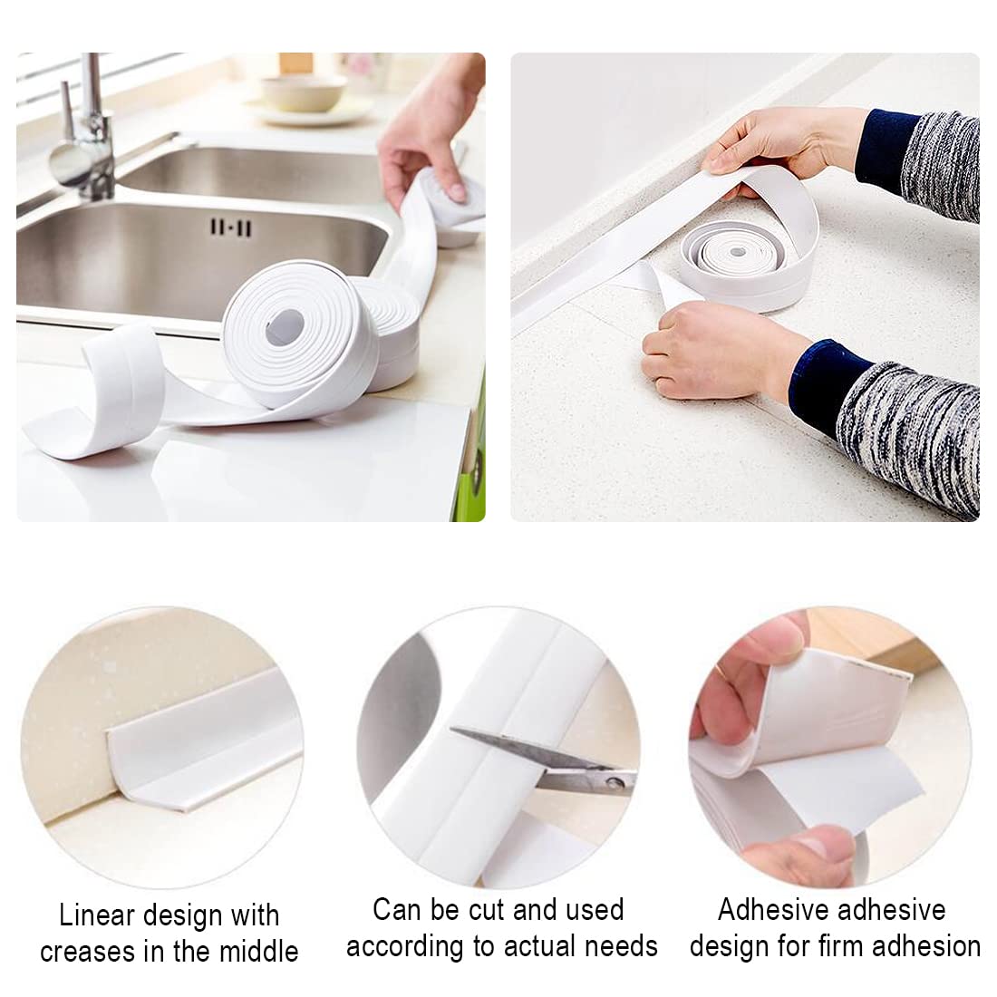Soft Button Strip - Eenvoudige Decoratie voor Keuken en Badkamer