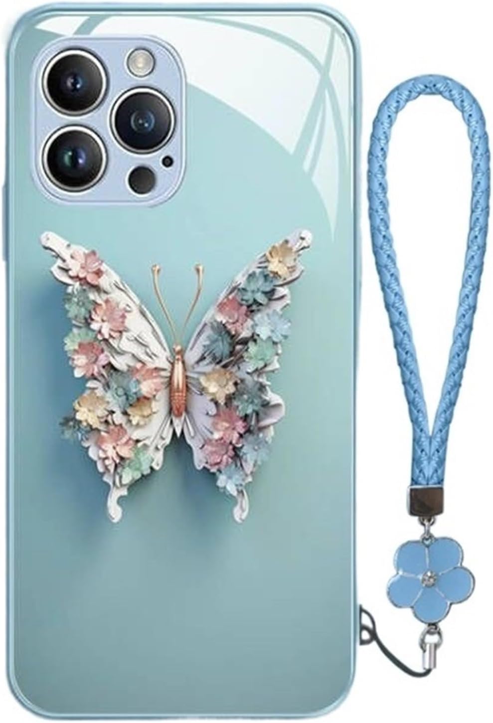 ButterGlow™ – Luxe 3D Vlinder iPhone Case | Glanzend Design met Bloemige Bescherming | 50% KORTING