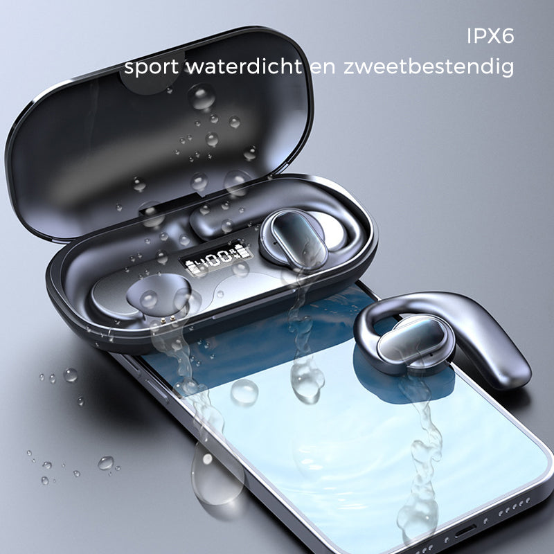 TWS draadloze digitale Bluetooth-oordopjes met beengeleiding